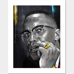 Malcolm X Posters and Art